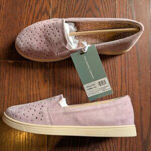 Waco Revitalign Carolina Stars Flats Slip Ons 7.5D Mauve Purple Shoes Whimsy NEW